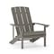 Flash Furniture Charlestown Adirondack Chair, Grey Wood, Gray Seat, Wood Back, 29.5 W 35 H JJ-C14501-LTG-GG - alternate 1